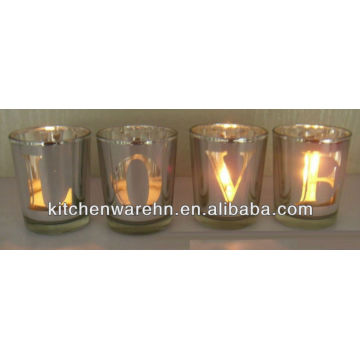 Haonai best-selling glass votive candle holder